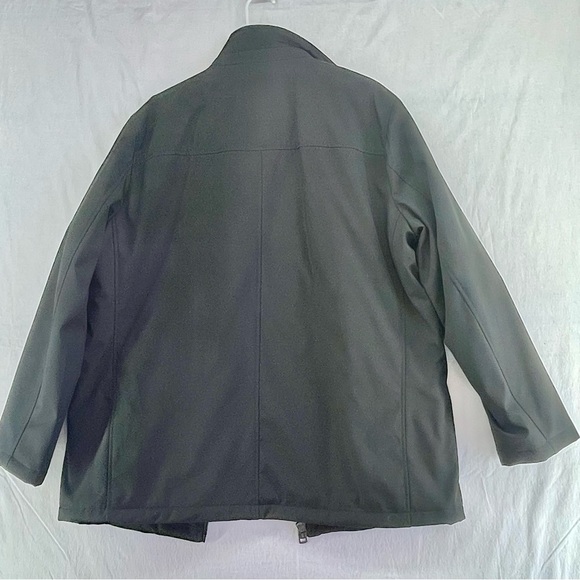 Calvin Klein Men's Black Raincoat Jacket Size Large - Picture 2 of 9